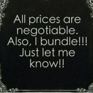 Prices negotiable! ❤️